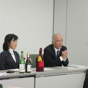 酒袋をPR